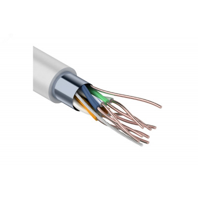 Кабель FTP PROconnect 4PR 24AWG CCA CAT5e PVC серый бухта 25 м