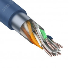 Кабель витая пара FTP 4PR 23AWG CAT6 (бухта 305 м ) , REXANT