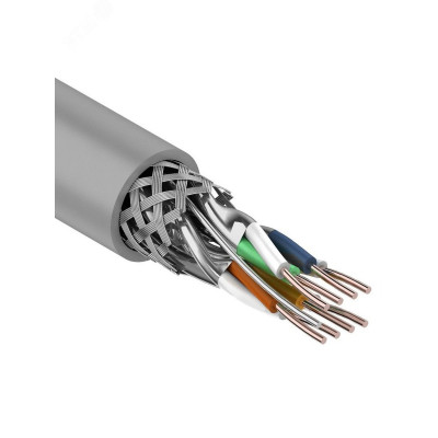 Кабель витая пара SSTP 4PR 23AWG CAT7 бухта 305 м, REXANT