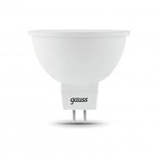 Лампа Gauss MR16 5W 500lm 3000K GU5.3 LED 1/10/100