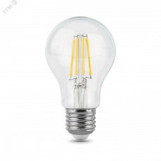 Лампа Gauss Filament А60 10W 930lm 2700К Е27 LED 1/10/40