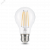 Лампа Gauss Filament А60 12W 1200lm 2700К Е27 LED 1/10/40