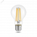 Лампа Gauss Filament А60 15W 1400lm 2700К Е27 LED 1/10/40