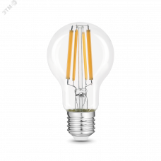 Лампа Gauss Filament А60 20W 1800lm 2700К Е27 LED 1/10/40