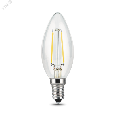 Лампа Gauss Filament Свеча 11W 810lm 2700К Е14 LED 1/10/50