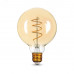 Лампа Gauss Filament G95 6W 360lm 2400К Е27 golden flexible LED 1/20