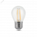 Лампа Gauss Filament Шар 5W 420lm 2700К Е27 LED 1/10/50