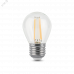 Лампа Gauss Filament Шар 7W 550lm 2700К Е27 LED 1/10/50