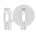 Лампа Gauss G4 AC220-240V 5.5W 480lm 3000K стекло LED 1/10/200