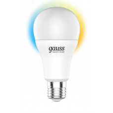 Лампа Gauss Smart Home A60 8,5W 806lm 2700-6500К E27 изм.цвет.темп.+диммирование LED 1/10/40