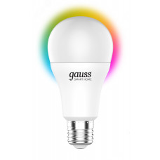 Лампа Gauss Smart Home A60 10W 1055lm 2700-6500К E27 RGBW+изм.цвет.темп.+диммирование LED 1/10/40