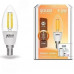 Лампа Gauss Smart Home Filament С35 4,5W 495lm 2700К E14 диммируемая LED 1/10/40