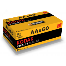 Батарейка LR6-60 (4S) colour box XTRALIFE Alkaline [KAA-60] (60/720/20160)