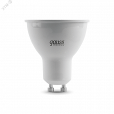 Лампа Gauss Elementary MR16 5.5W 430lm 3000К GU10 LED 1/10/100