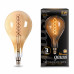 Лампа Gauss Filament А160 8W 620lm 2400К Е27 golden flexible LED 1/6