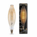 Лампа Gauss Filament BT120 6W 780lm 2400К Е27 golden straight LED 1/10