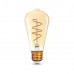 Лампа Gauss Filament ST64 6W 360lm 2400К Е27 golden flexible LED 1/10/40