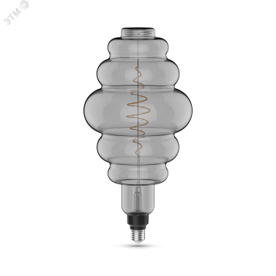 Лампа Gauss Filament Honeycomb 8.5W 165lm 1800К Е27 gray LED 1/2