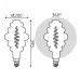 Лампа Gauss Filament Honeycomb 8.5W 165lm 1800К Е27 gray LED 1/2