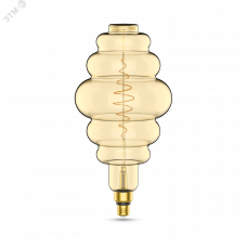 Лампа Gauss Filament Honeycomb 8.5W 660lm 2000К Е27 golden LED 1/2