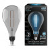 Лампа Gauss Filament PS160 6W 330lm 4000К Е27 gray straight LED 1/6