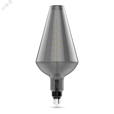 Лампа Gauss Filament Vase 8.5W 165lm 1800К Е27 gray flexible LED 1/2