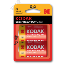 Батарейка Kodak R20-2BL SUPER HEAVY DUTY Zinc [KDHZ-2] (24/120/5040)