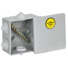 Коробка КУП КМ41360 85х85х40мм IP44 6 вв. (7035) IEK