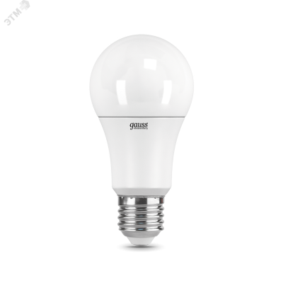 Лампа Gauss Elementary A60 12W 1170lm 6500K E27 LED 1/10/50