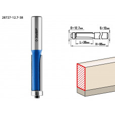 Фреза кромочная с нижним подшипником 12.7x38мм, хвостовик 12мм