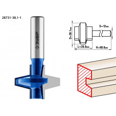 Фреза пазо-шиповая наборная 38.1x28,6мм, хвостовик 12мм