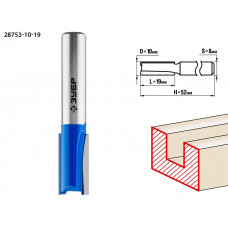 Фреза пазовая прямая 10x19мм, хвостовик 8мм