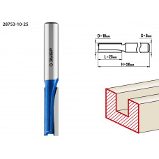 Фреза пазовая прямая 10x25мм, хвостовик 8мм