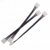 Набор коннекторов Gauss для светодиодной ленты 10mm RGB с возможностью изгиба 3 шт. в упак. 1/900