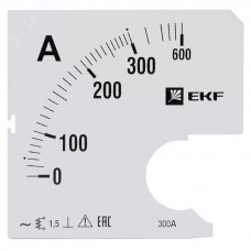 Шкала сменная для A961 300/5А-1,5 EKF PROxima