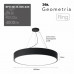 Светильник LED ЭРА Geometria SPO-131-B-40K-045 Ring 45Вт 4000К 4000Лм IP40 600*80 черный подвесной драйвер внутри