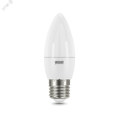 Лампа Gauss Elementary Свеча 12W 950lm 3000K E27 LED 1/10/100