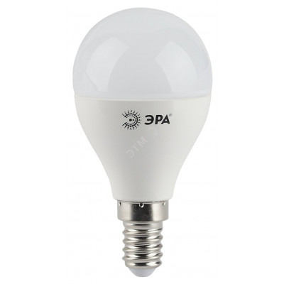 LED лампа  P45-9W-827-E14 (диод, шар, 9Вт, тепл, E14)