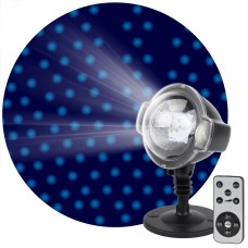 ENIOP-03 Проектор LED Падающий снег мультирежим холодный свет, 220V, IP44 (12/72)