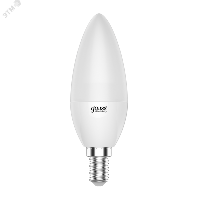 Лампа Gauss Elementary Свеча 10W 750lm 6500K Е14 LED 1/10/100