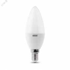 Лампа Gauss Elementary Свеча 8W 560lm 6500K Е14 LED 1/10/100