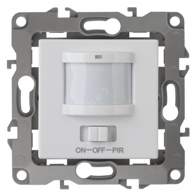Датчик движения 3-проводной, 180-250В, 400Вт, Эра12, белый,12-4104-01