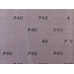 Лист шлифовальный ''СТАНДАРТ'' на тканевой основе, водостойкий 230х280мм, Р40, 5шт