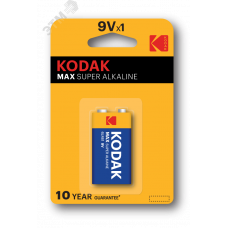 Батарейка 6LR61-1BL MAX SUPER Alkaline [K9V-1] (10/200/6000)