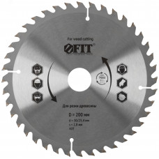 Диск пильный для циркулярных пил по дереву 200 х 30/25.4 х 40T