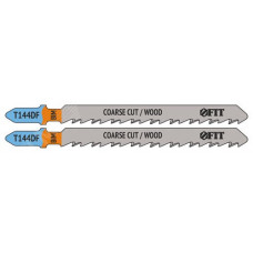 Полотна по дереву, Bimetal, разведенные, шлифованные зубья, 100/74/4 мм(Т144DF), 2 шт.