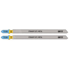 Полотна по металлу, HSS, фрезерованные, волнистые зубья, 132/106/1,2 мм (T318A), 2 шт.