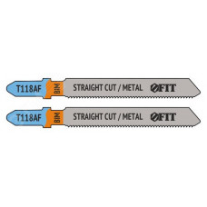 Полотна по металлу, Bimetal, фрезерованные, волнистые зубья, 76/51/1,2 мм (T118AF), 2 шт.