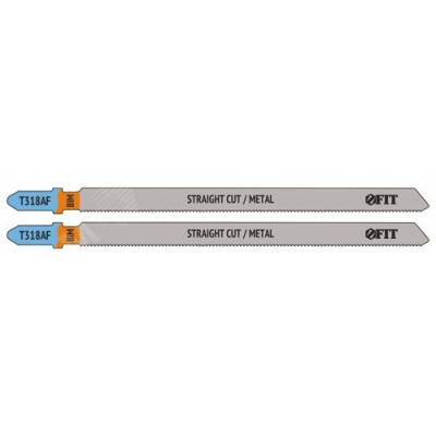 Полотна по металлу, Bimetal, фрезерованные, волнистые зубья, 132/106/1,2 мм (T318AF), 2 шт.