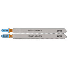 Полотна по металлу, Bimetal, фрезерованные, волнистые зубья, 132/106/1,8 мм (T318AF), 2 шт.